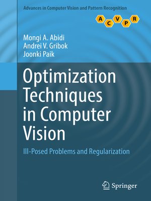 cover image of Optimization Techniques in Computer Vision